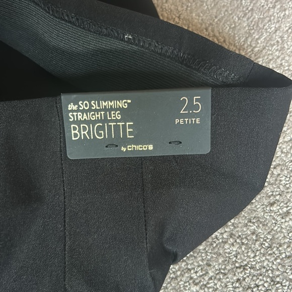 Chico's Black Slimming Straight-Leg Pants - Picture 4 of 4